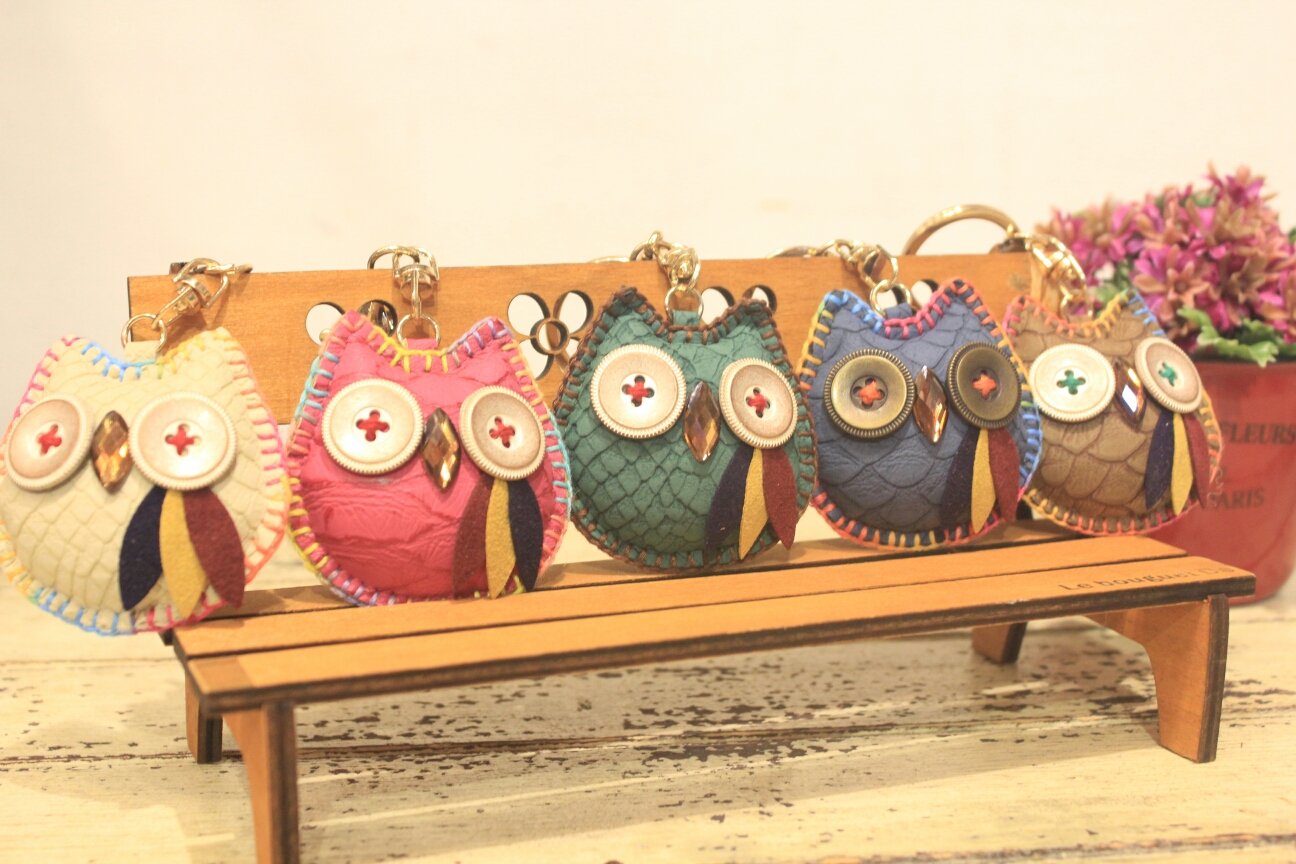 Good luck owl key ring to bless