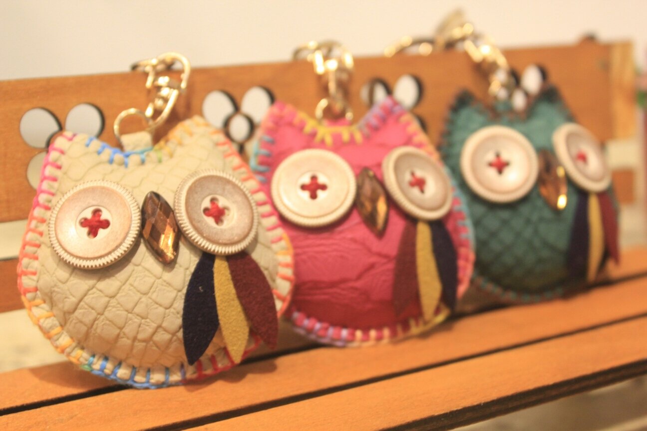 Good luck owl key ring to bless