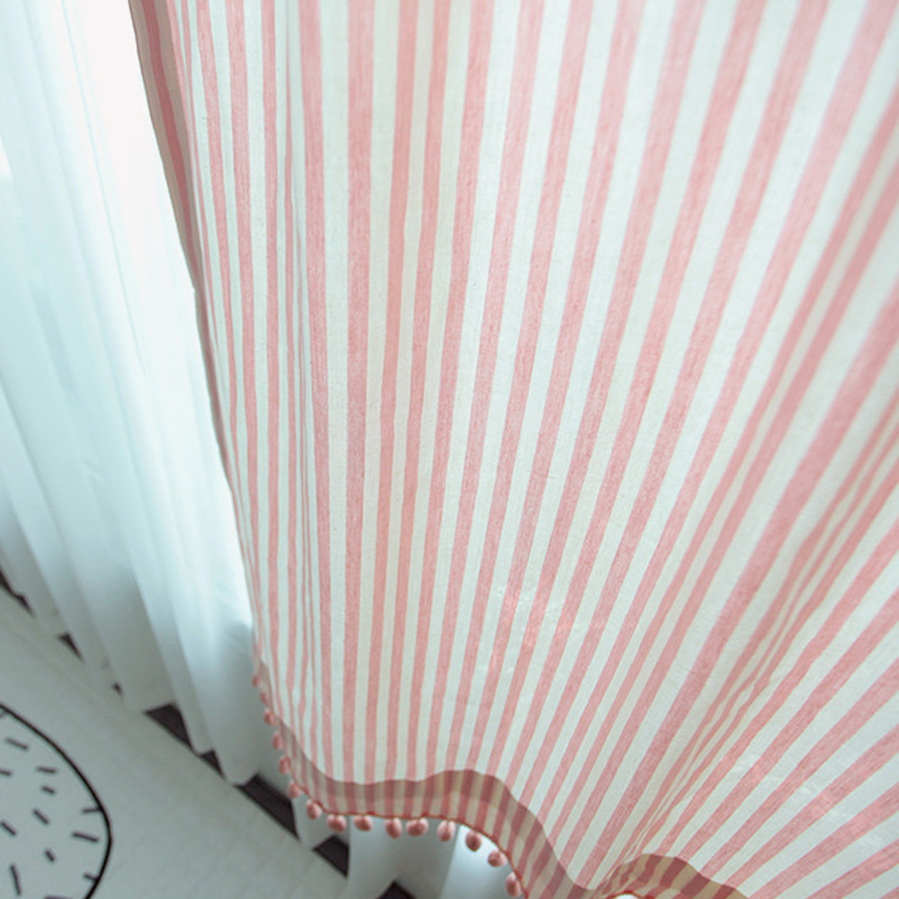 바이아이 메르시 폼폼 아이방 맞춤 제작 여아 남아 커튼