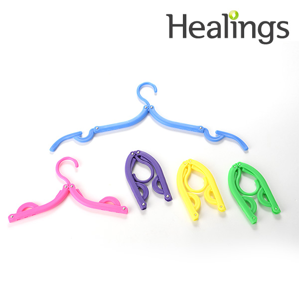 힐링스 여행용 접이식 옷걸이 세트 휴대용 옷걸이