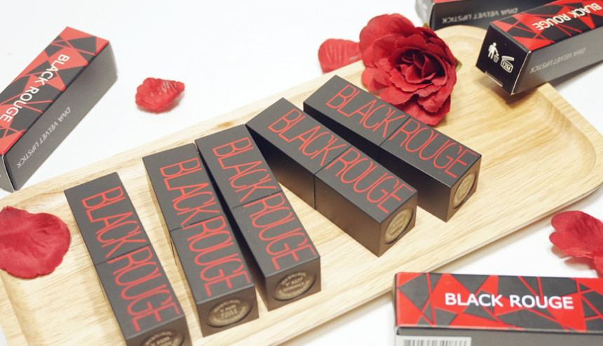 Black Rouge Divided Velvet Lipstick 3.5g Mat Lip T