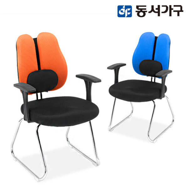 동서가구 심포니 더블백 요추 매쉬체어(팔걸이형)DF904363