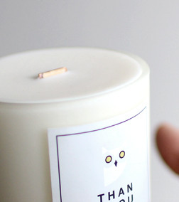 Merigold Round Soy Candle 9oz Lavender Herb Aroma 