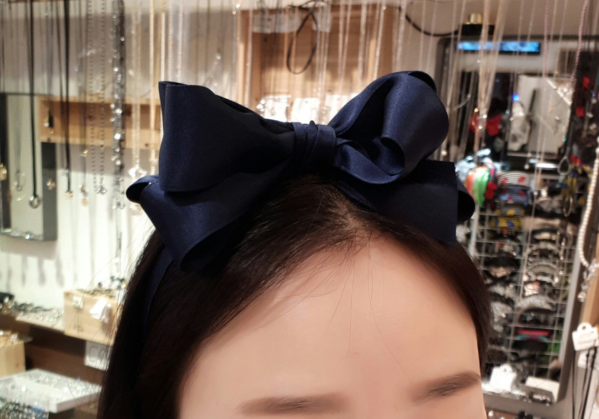 New Volume Red Ribbon Birthday Party Headband