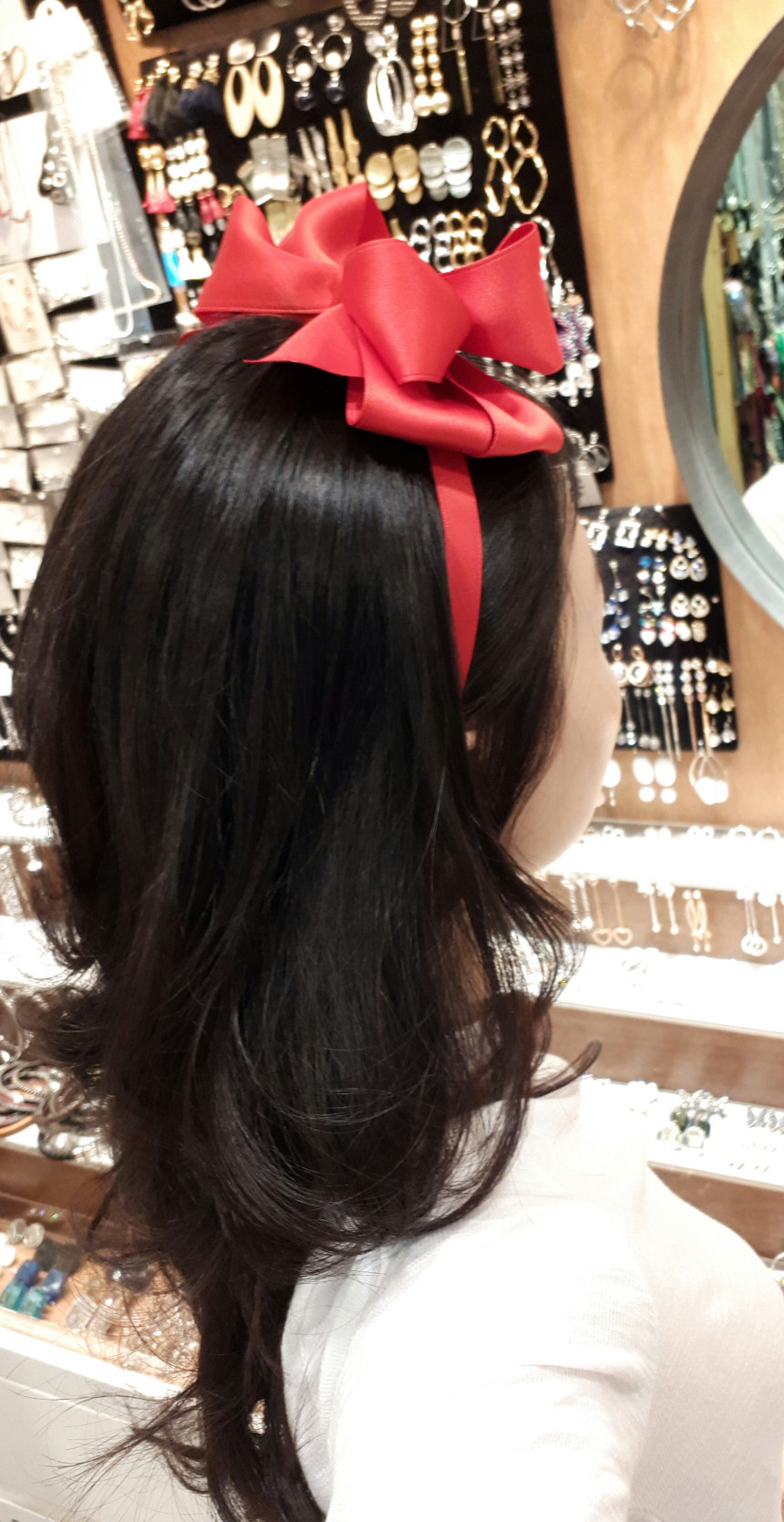 New Volume Red Ribbon Birthday Party Headband