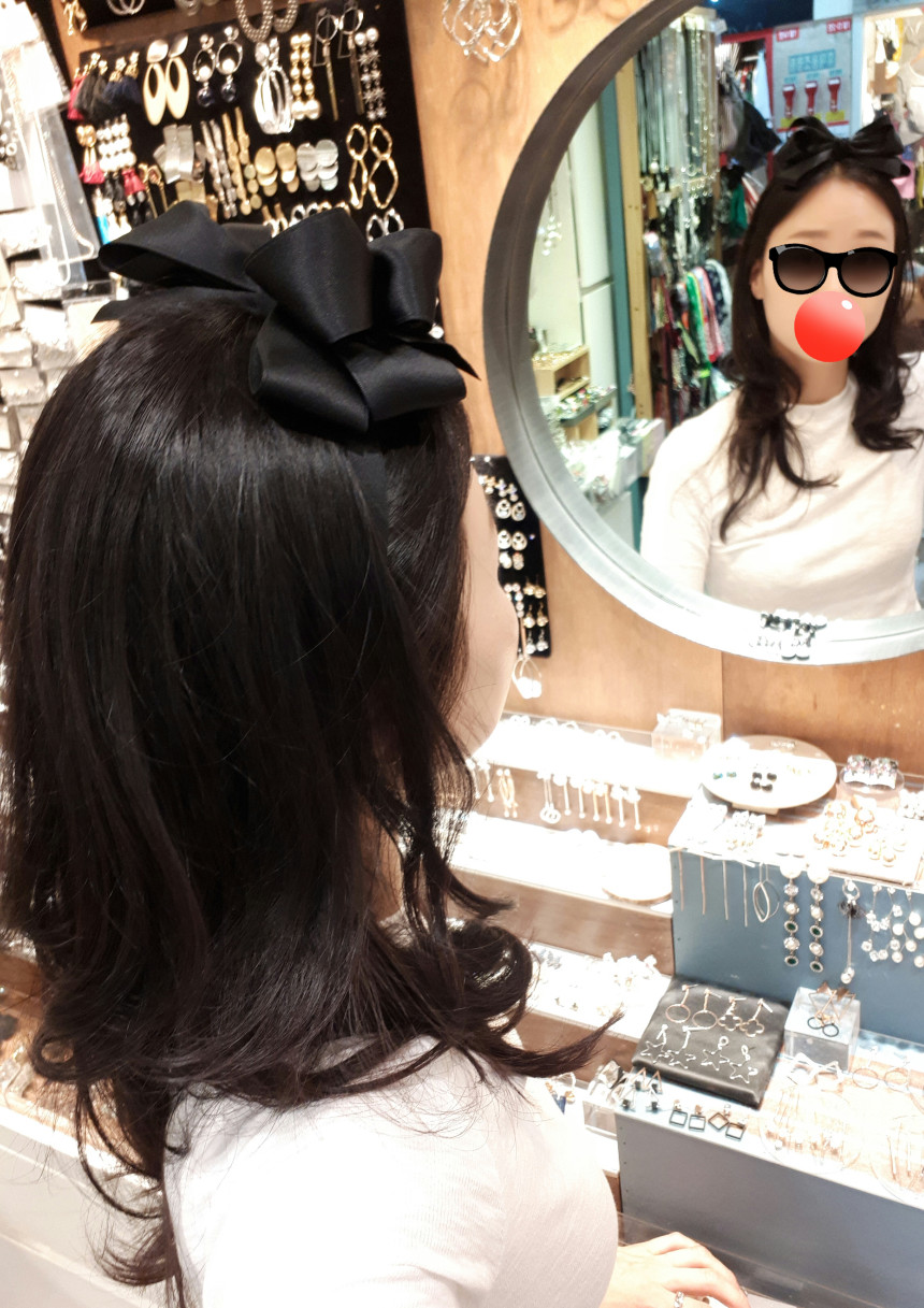 New Volume Red Ribbon Birthday Party Headband