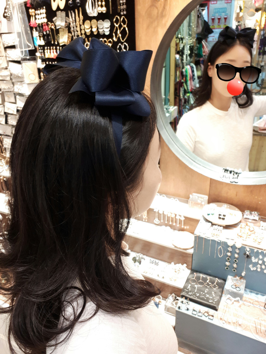 New Volume Red Ribbon Birthday Party Headband