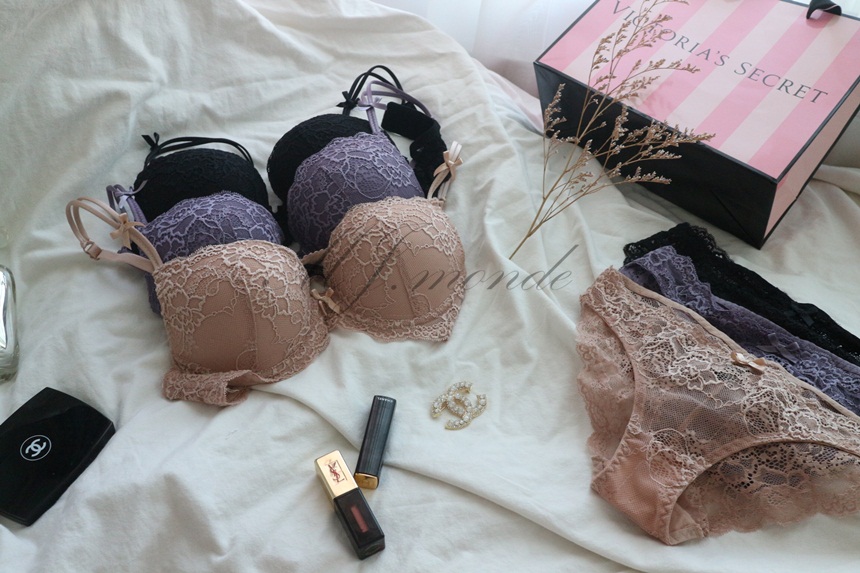 MJ Monde Victoria Secret Lily Underwear Set 3color