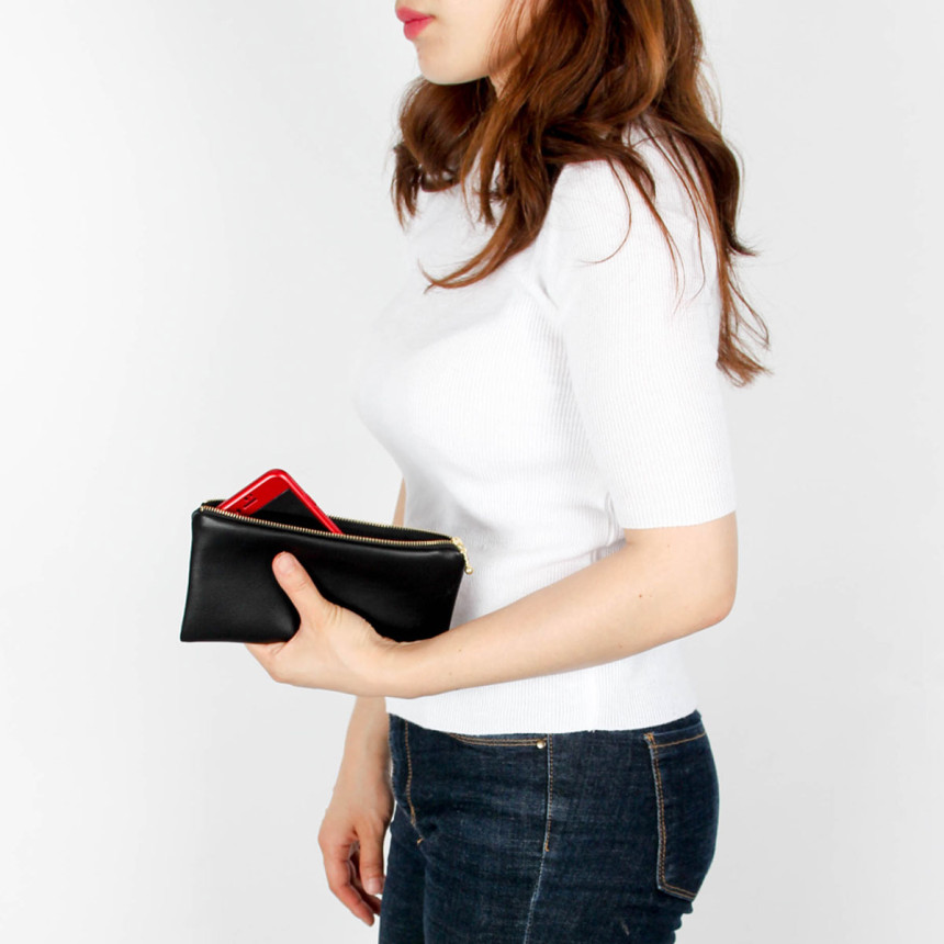 New Plain D Real Black Pouch Collection Lipstick C