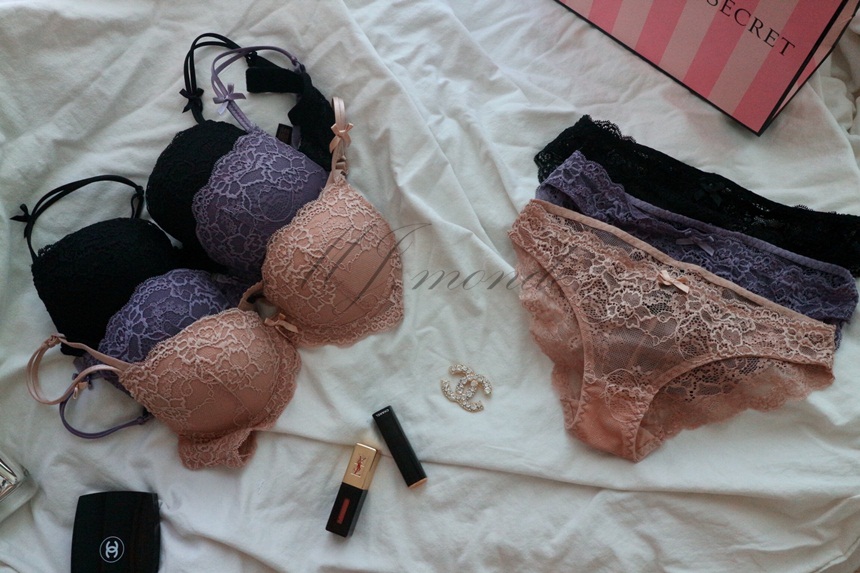 MJ Monde Victoria Secret Lily Underwear Set 3color