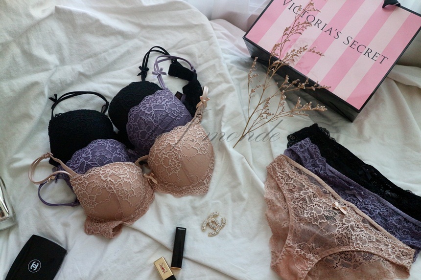 MJ Monde Victoria Secret Lily Underwear Set 3color