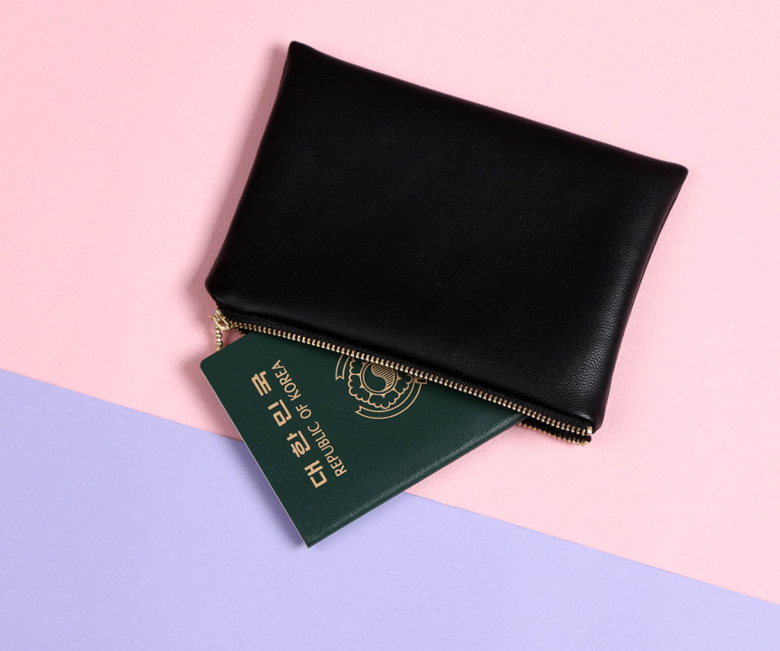 New Plain D Real Black Pouch Collection Lipstick C