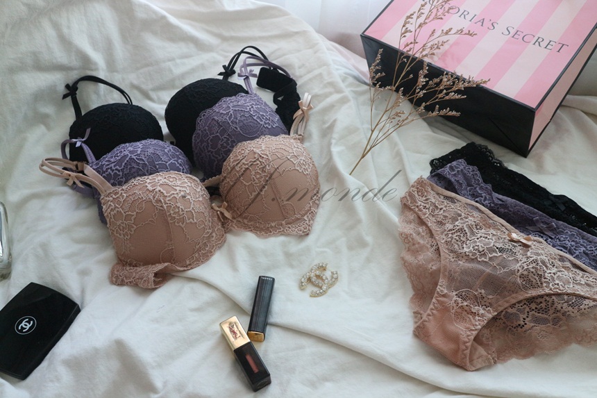 MJ Monde Victoria Secret Lily Underwear Set 3color