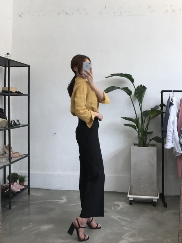 NEW FASHION LADY GIRL Blouse Pastel linen blouse