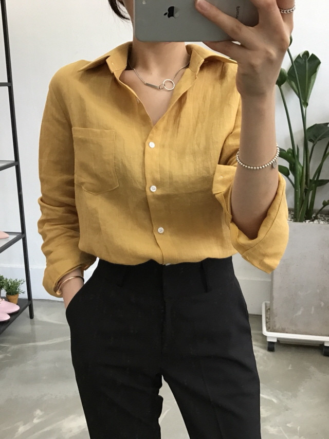 NEW FASHION LADY GIRL Blouse Pastel linen blouse