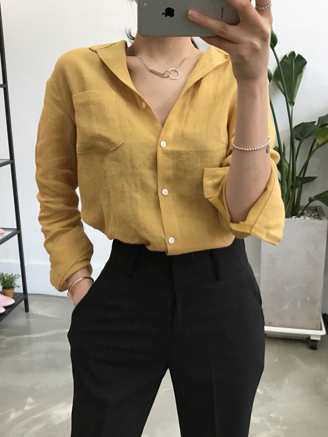 NEW FASHION LADY GIRL Blouse Pastel linen blouse