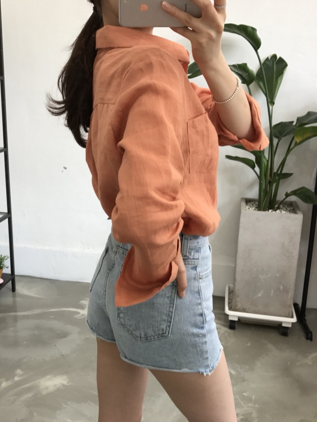 NEW FASHION LADY GIRL Blouse Pastel linen blouse