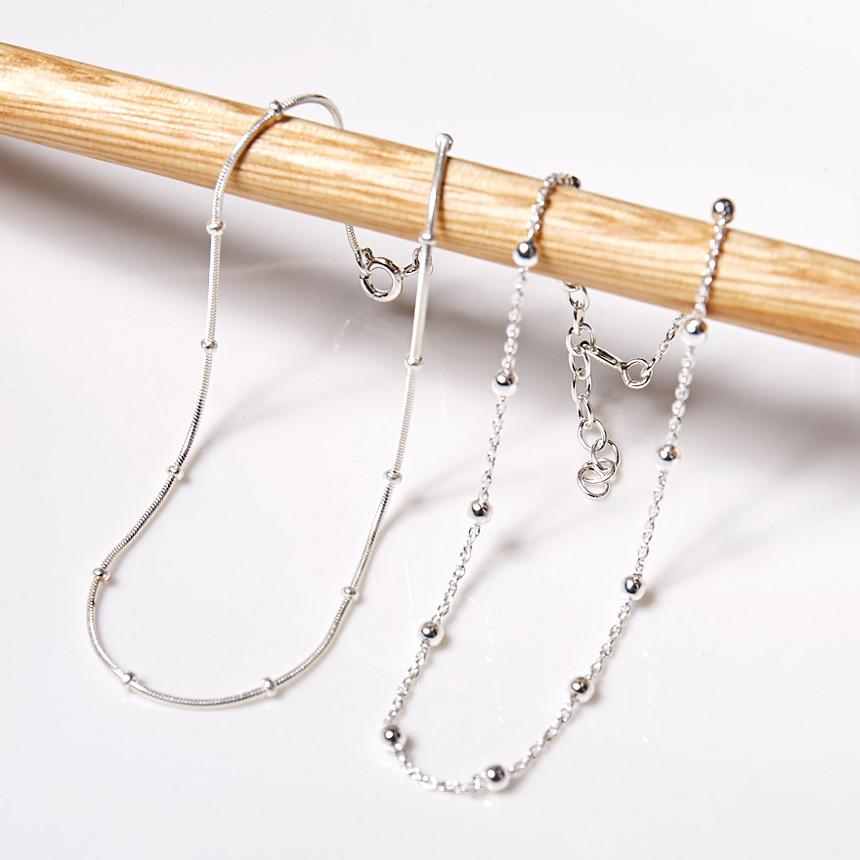 New is a silver bracelet of two kinds of women Sil