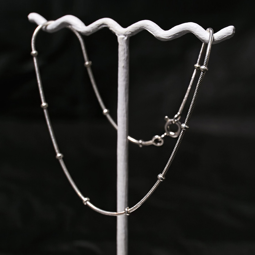 New is a silver bracelet of two kinds of women Sil