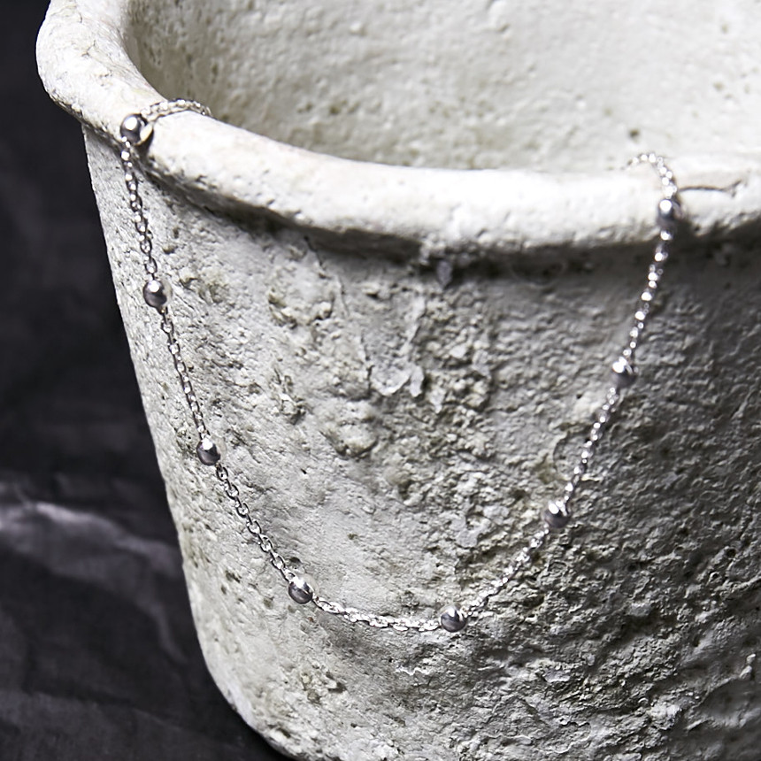 New is a silver bracelet of two kinds of women Sil