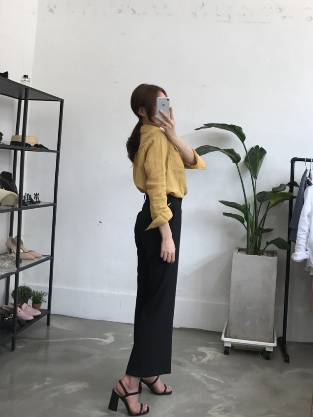 NEW FASHION LADY GIRL Blouse Pastel linen blouse