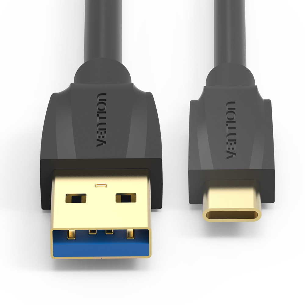 벤션 골드블랙 C타입 USB 3.0 케이블 VZB-A29 0.5m, 1개 - 상세 이미지 4