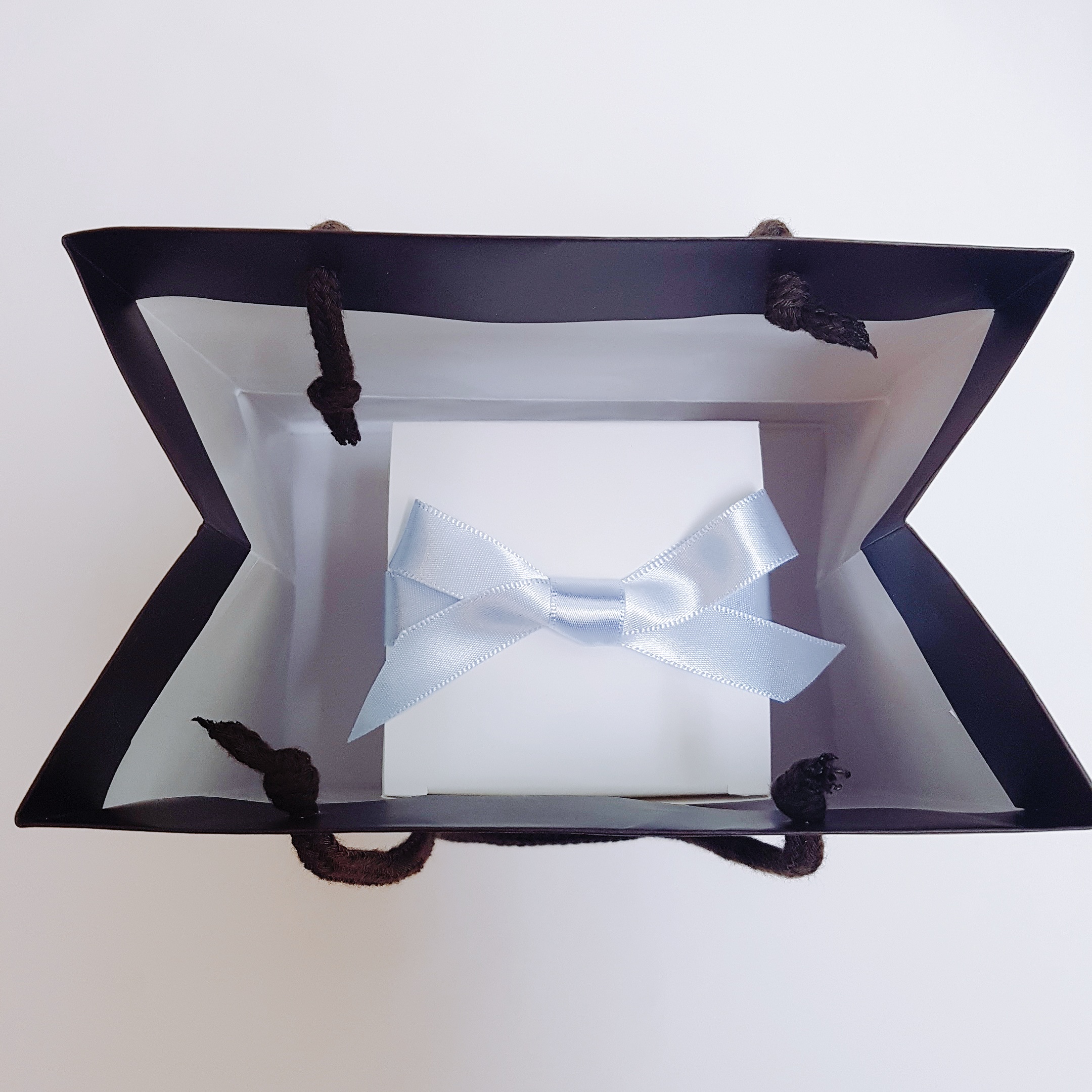 Two-tone soya candle 7oz, 9oz transparent containe