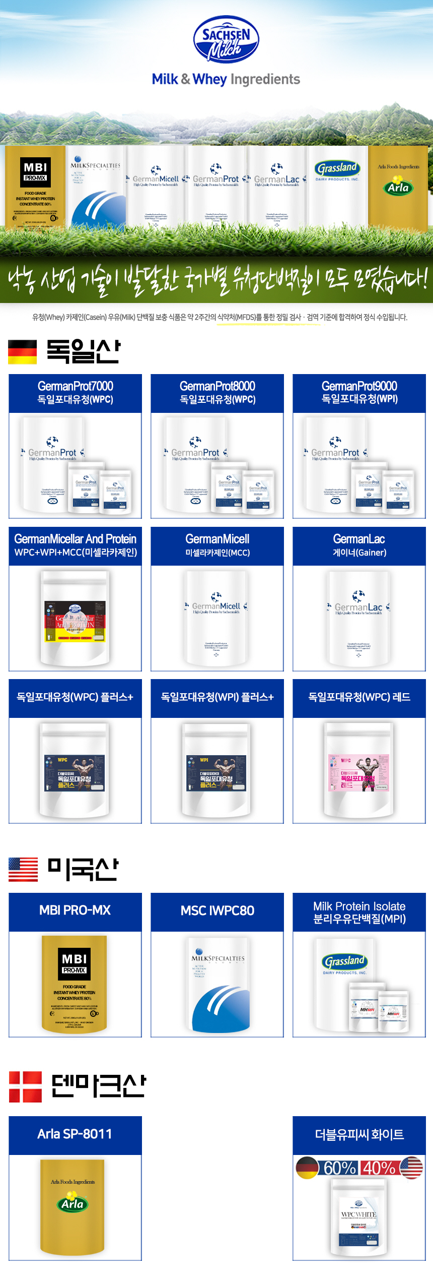 German bag whey WPC White Protein health supplemen