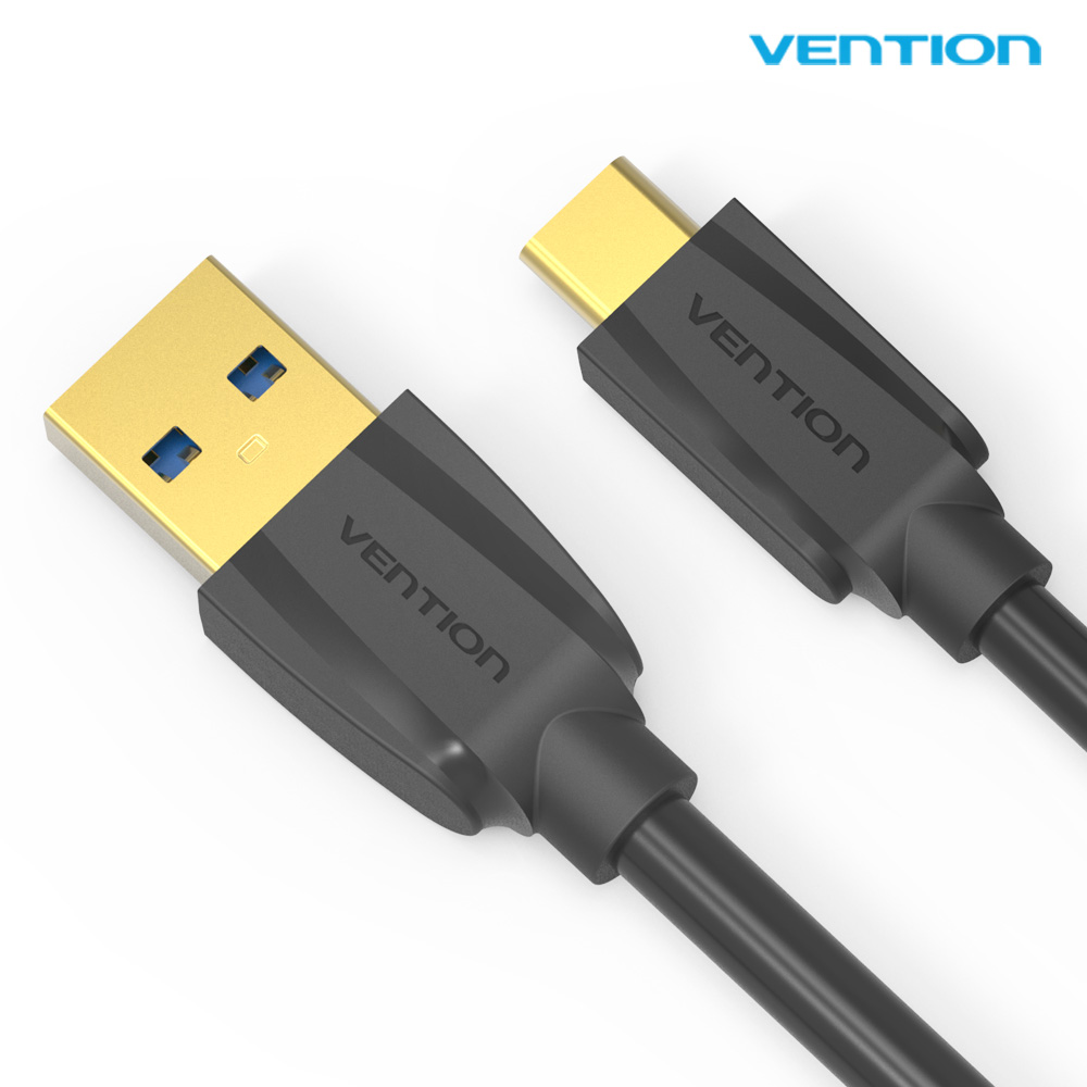 벤션 골드블랙 C타입 USB 3.0 케이블 VZB-A29 0.5m, 1개 - 상세 이미지 3