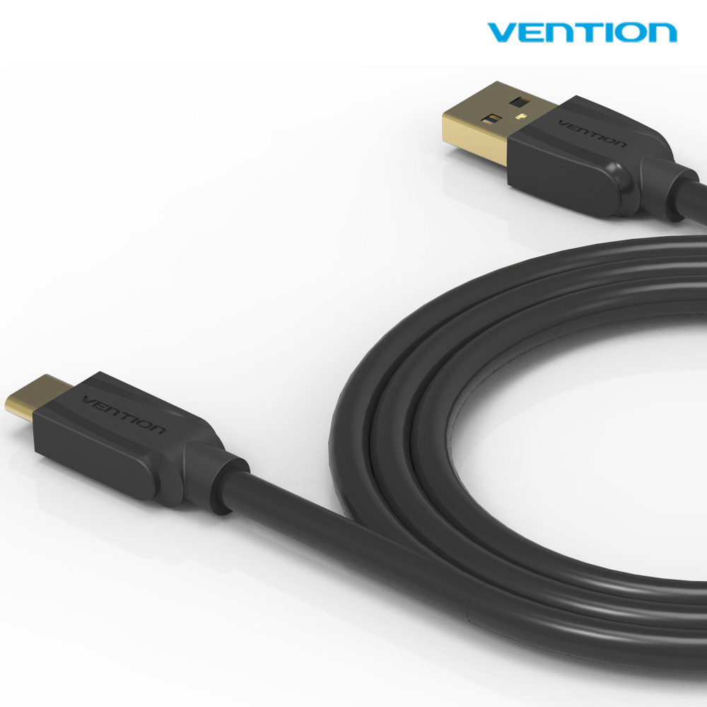 벤션 골드블랙 C타입 USB 3.0 케이블 VZB-A29 0.5m, 1개 - 상세 이미지 2