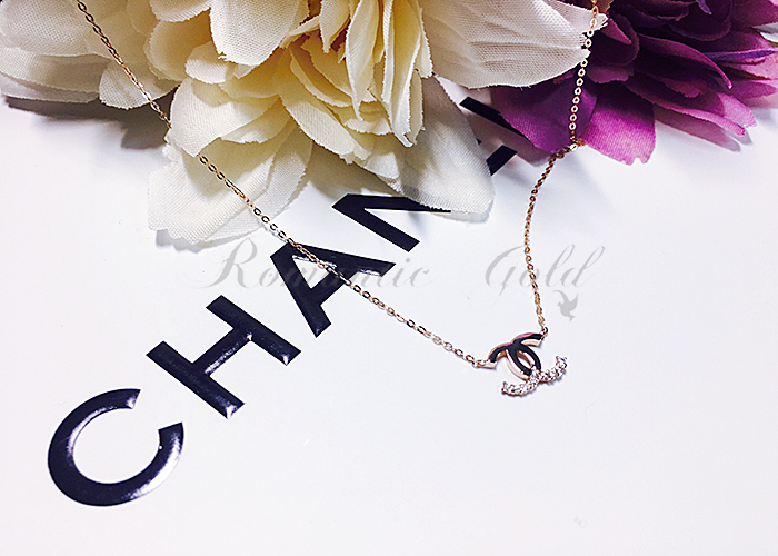 Romantic Gold 14k, 18k Shine Necklace Quickly sist