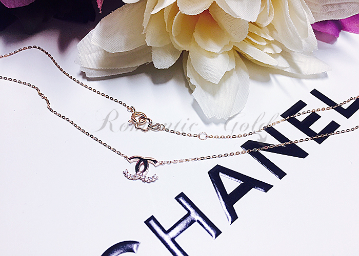 Romantic Gold 14k, 18k Shine Necklace Quickly sist