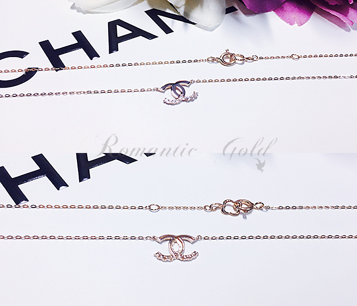 Romantic Gold 14k, 18k Shine Necklace Quickly sist