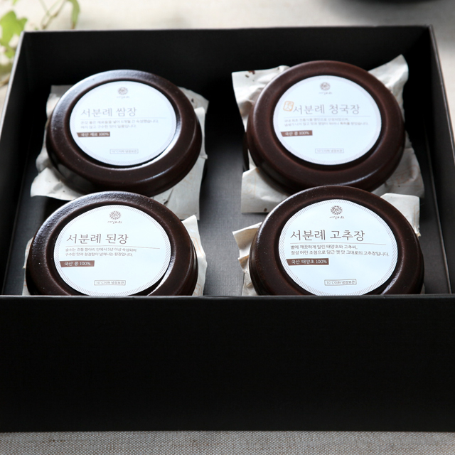 [서일농원] 서분례 명인의 '진' 선물세트 (된장 300g, 고추장 300g, 쌈장 300g, 청국장 300g) - 상세 이미지 5