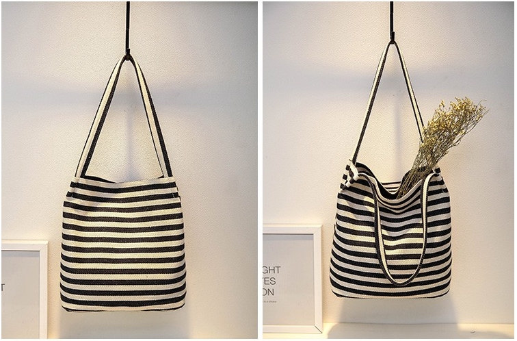 TOTE ECO SHOPPING TRAVEL Strap Canvas Eco Bag