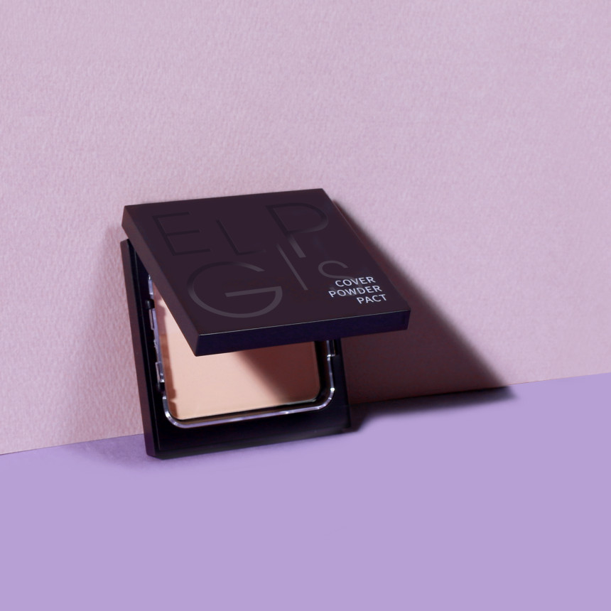 Makeup Eagle Lips Covers Powder Factor + Puff 1 pi