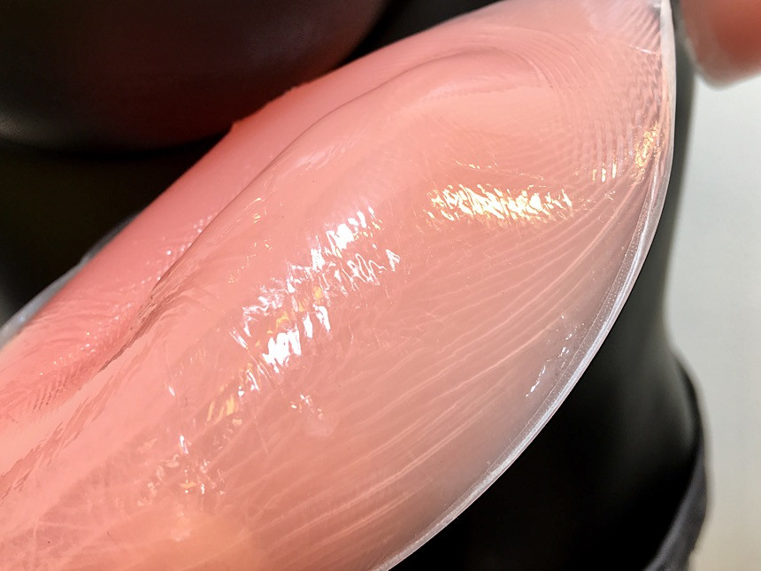NEW NUBRA Silicone pad built-in volume up nude bra