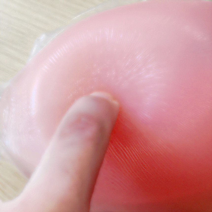 NEW NUBRA Silicone pad built-in volume up nude bra