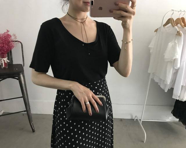 New Mini Clip Clutch Cross Bag Kim Na Young Combin