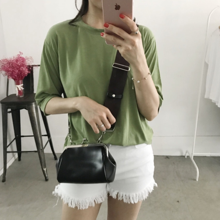 New Mini Clip Clutch Cross Bag Kim Na Young Combin