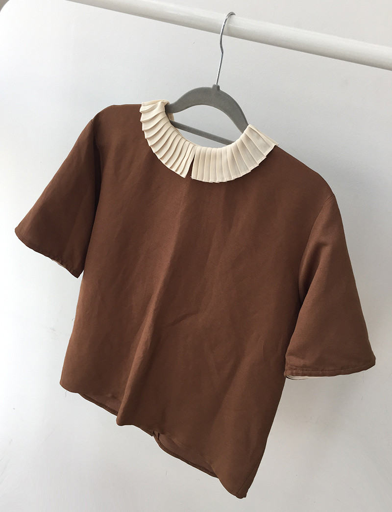 NEW FASHION LADY GIRL Blouse Color Point Blouse