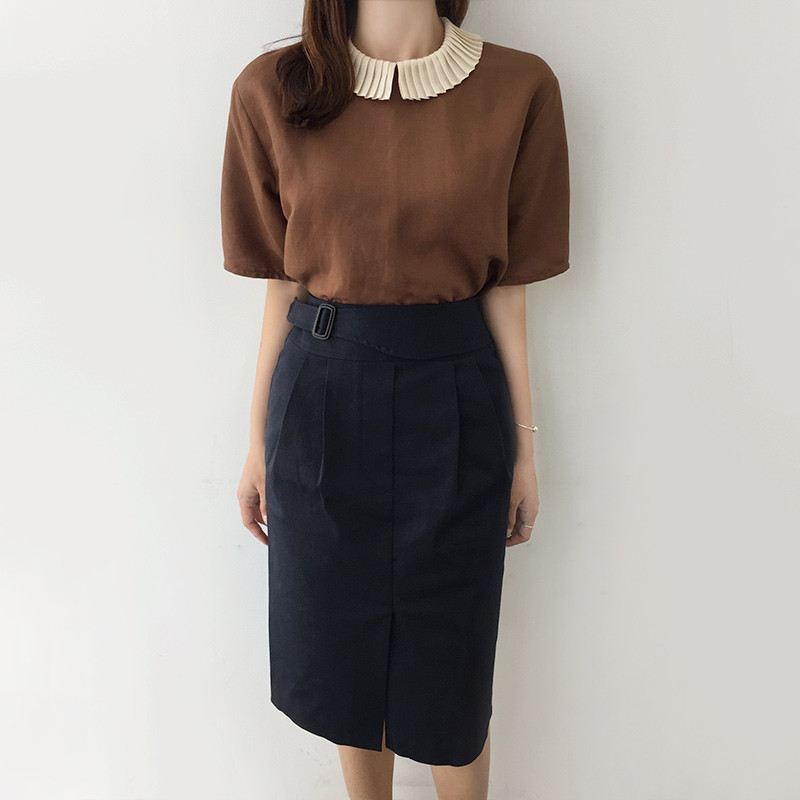 NEW FASHION LADY GIRL Blouse Color Point Blouse