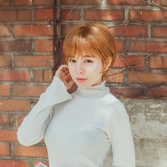 여자가발 숏컷 네이쳐블론드 (전체가발,통가발) - 상세 이미지 2
