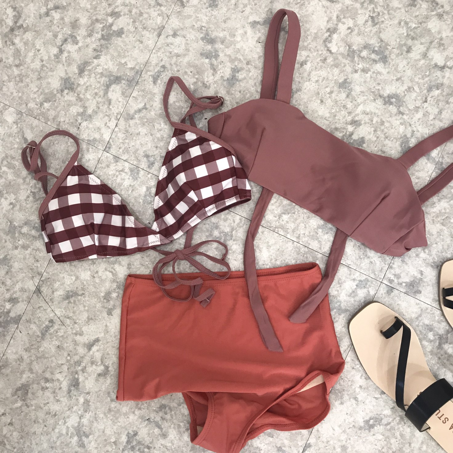 <b><p>day check High waist bikini 3ps Sexy swimwear</p></b><b><p>当日 チェック ハイウエスト ビキニ 3ps セクシーな水着 清純 女神 女性のスタイル</p></b><br /><br /><p align='center'>