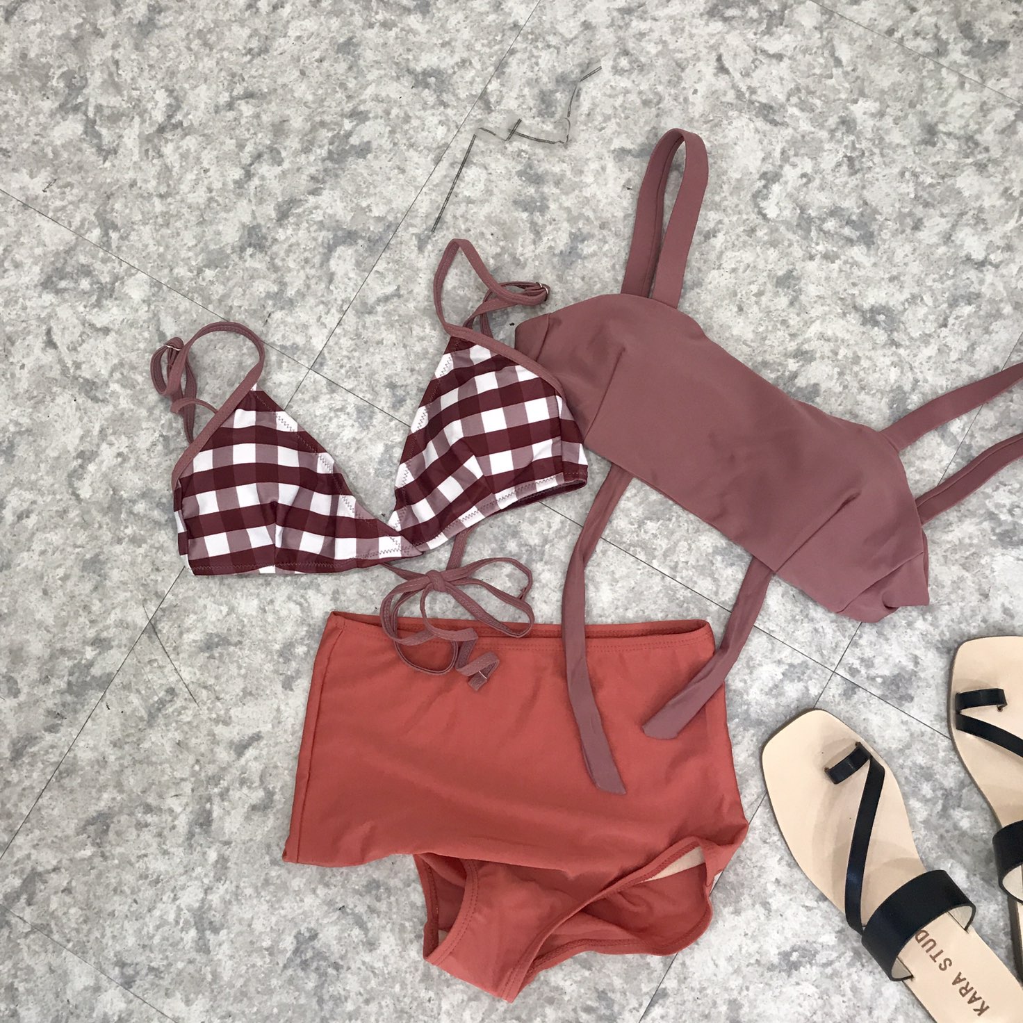 <b><p>day check High waist bikini 3ps Sexy swimwear</p></b><b><p>当日 チェック ハイウエスト ビキニ 3ps セクシーな水着 清純 女神 女性のスタイル</p></b><br /><br /><p align='center'>