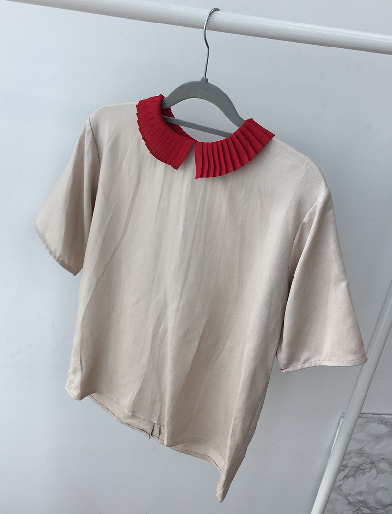 NEW FASHION LADY GIRL Blouse Color Point Blouse