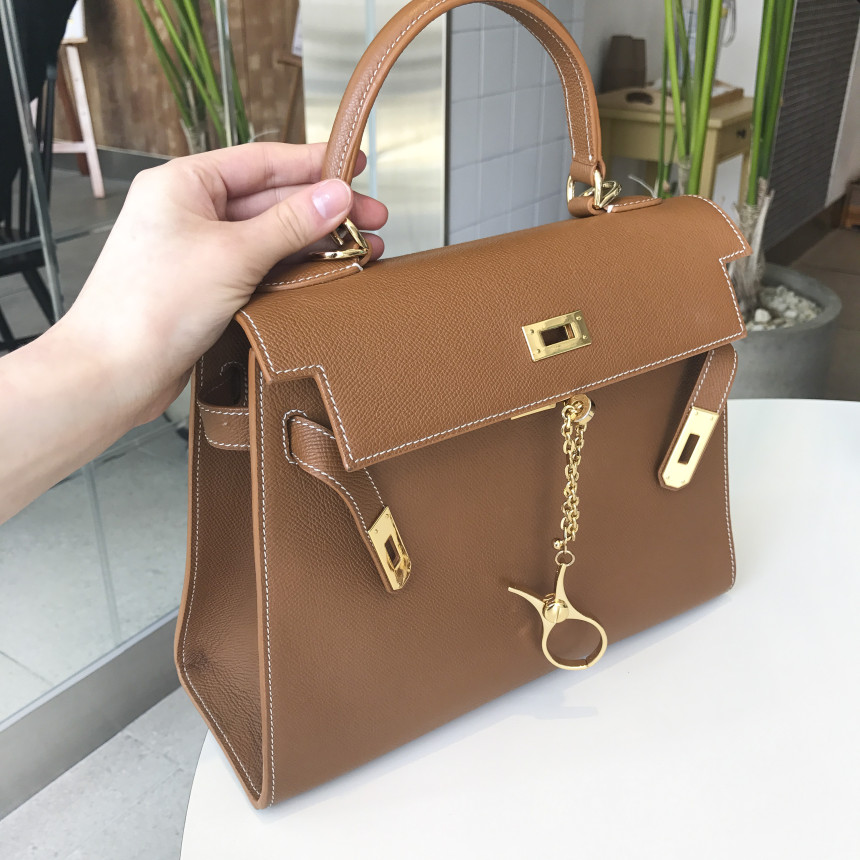 New Women's Bags The Laurent Camel Rust Efsun L
