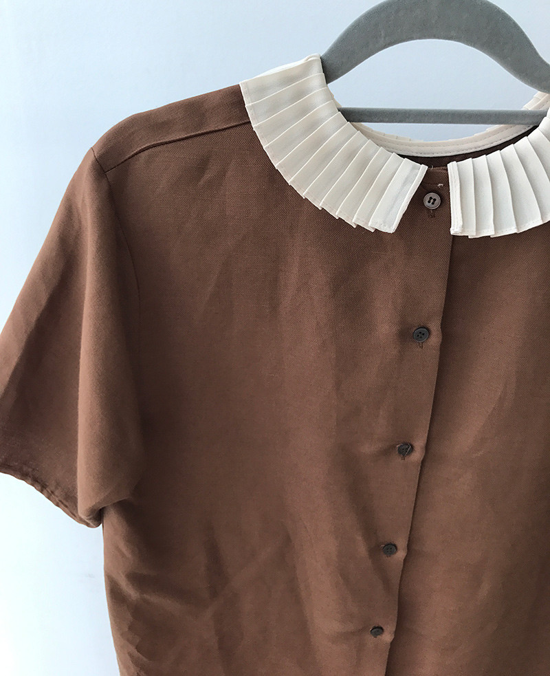 NEW FASHION LADY GIRL Blouse Color Point Blouse