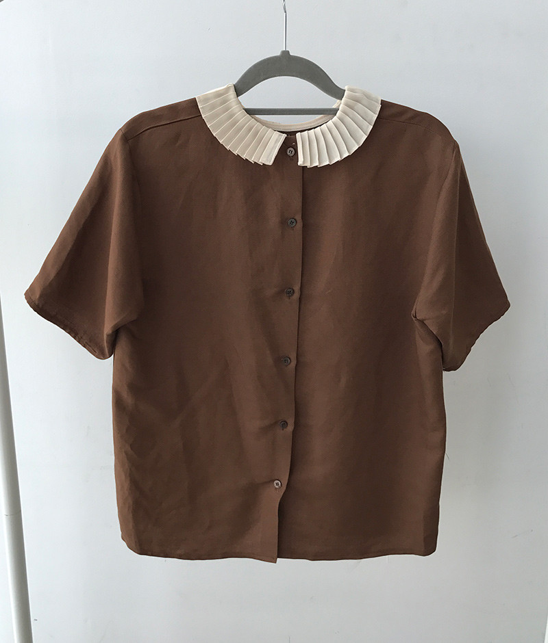 NEW FASHION LADY GIRL Blouse Color Point Blouse