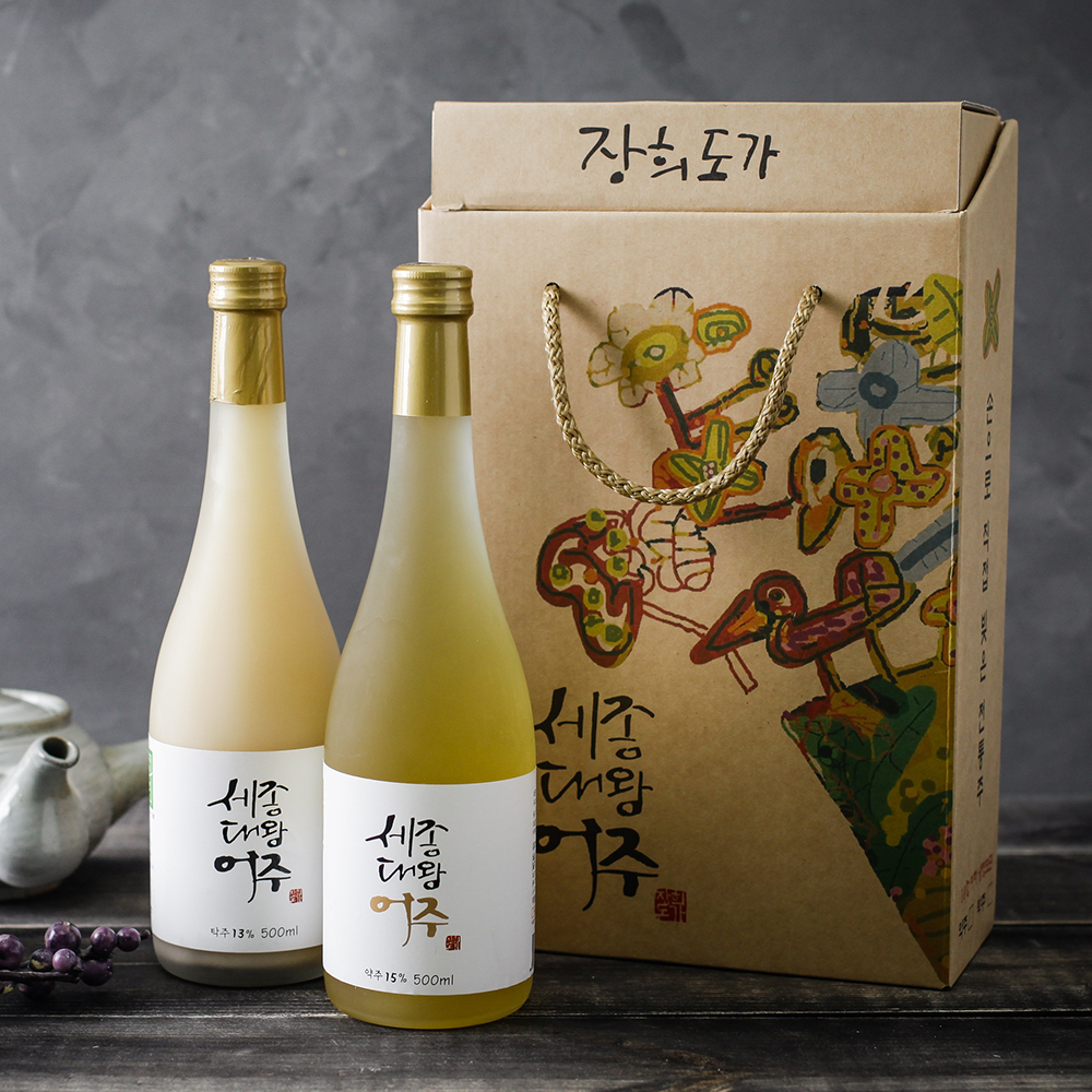 [대통령상 수상] 장희도가 세종대왕어주 한국 전통주 4병(약주 500ml 2병 + 탁주 500ml 2병) - 상세 이미지 4